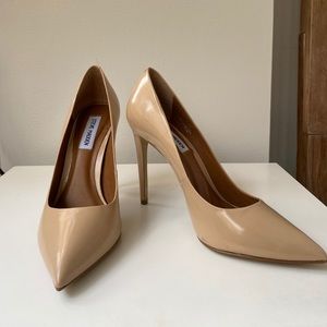Steve Madden Leather Nude Proto Dress Pump